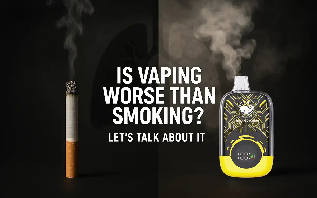 Is Vaping Worse Than Smoking? Let’s Talk About It