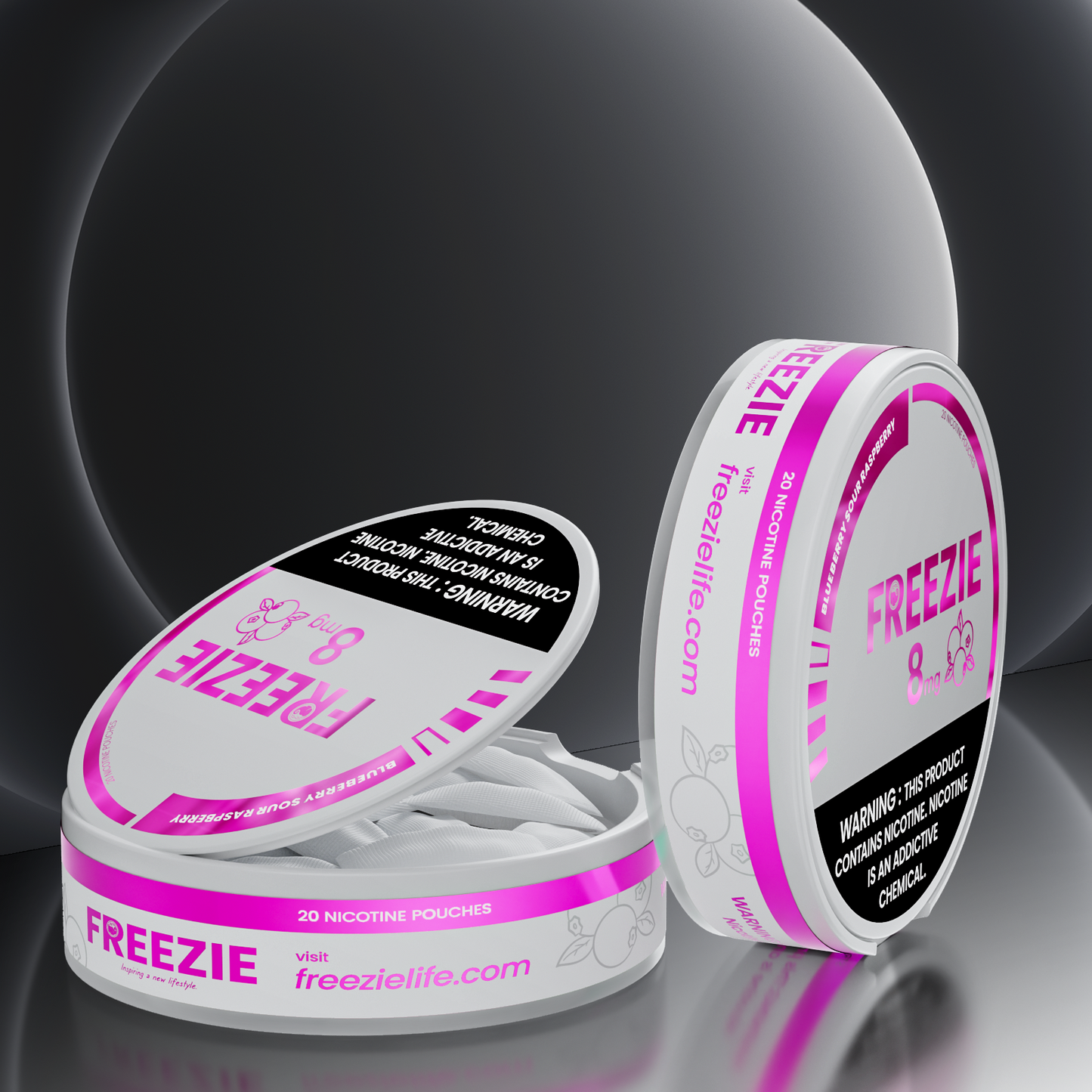 Blueberry sour raspberry|8mg FREEZIE Life