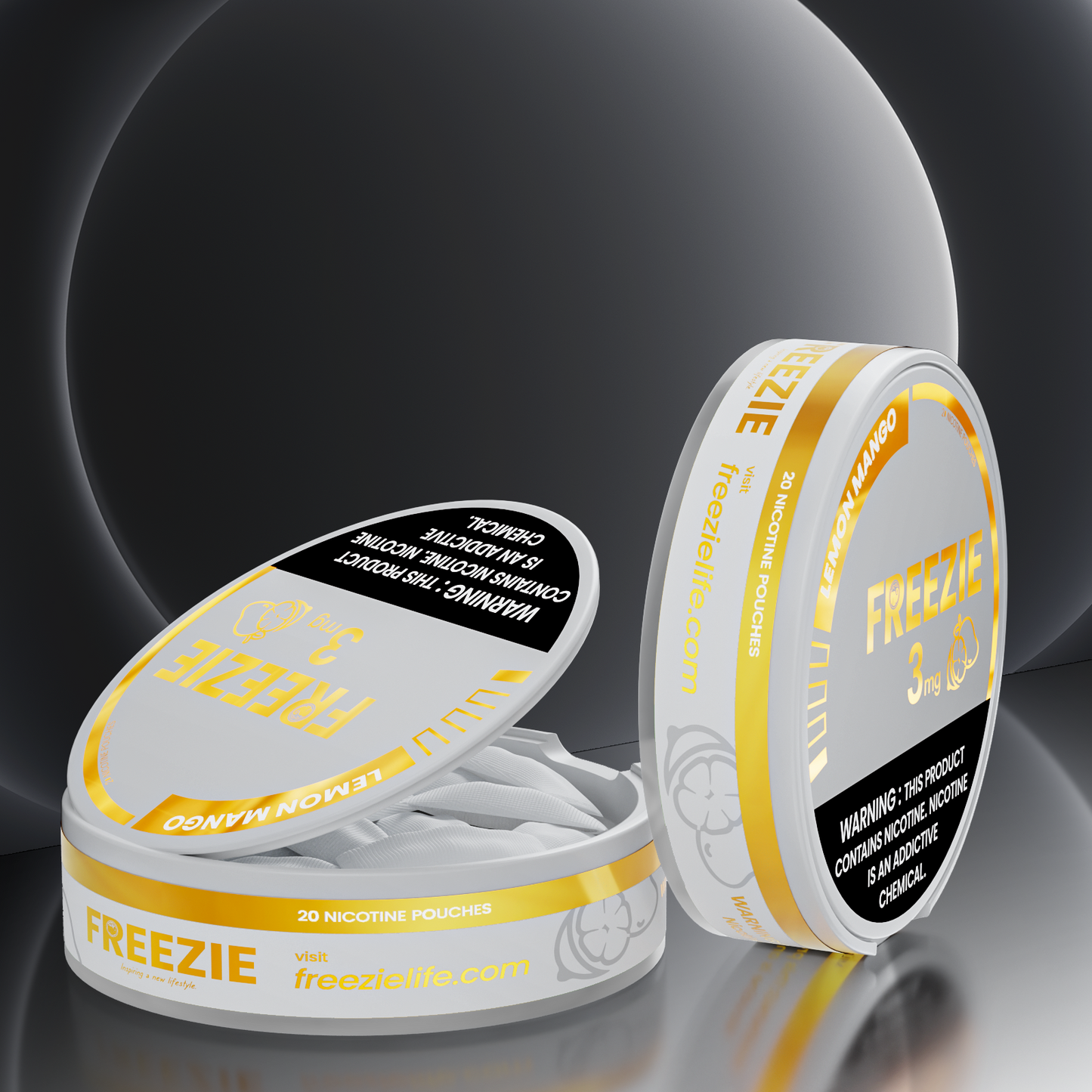 Lemon Mango|3mg FREEZIE Life