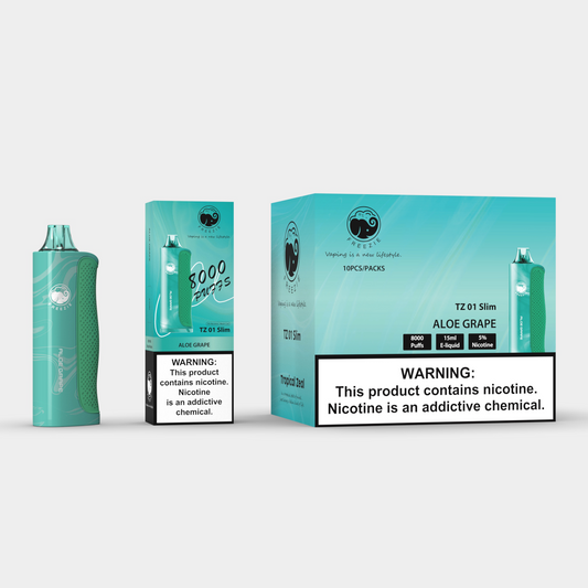 Aloe Grape Vape - 8000 Puffs Disposable