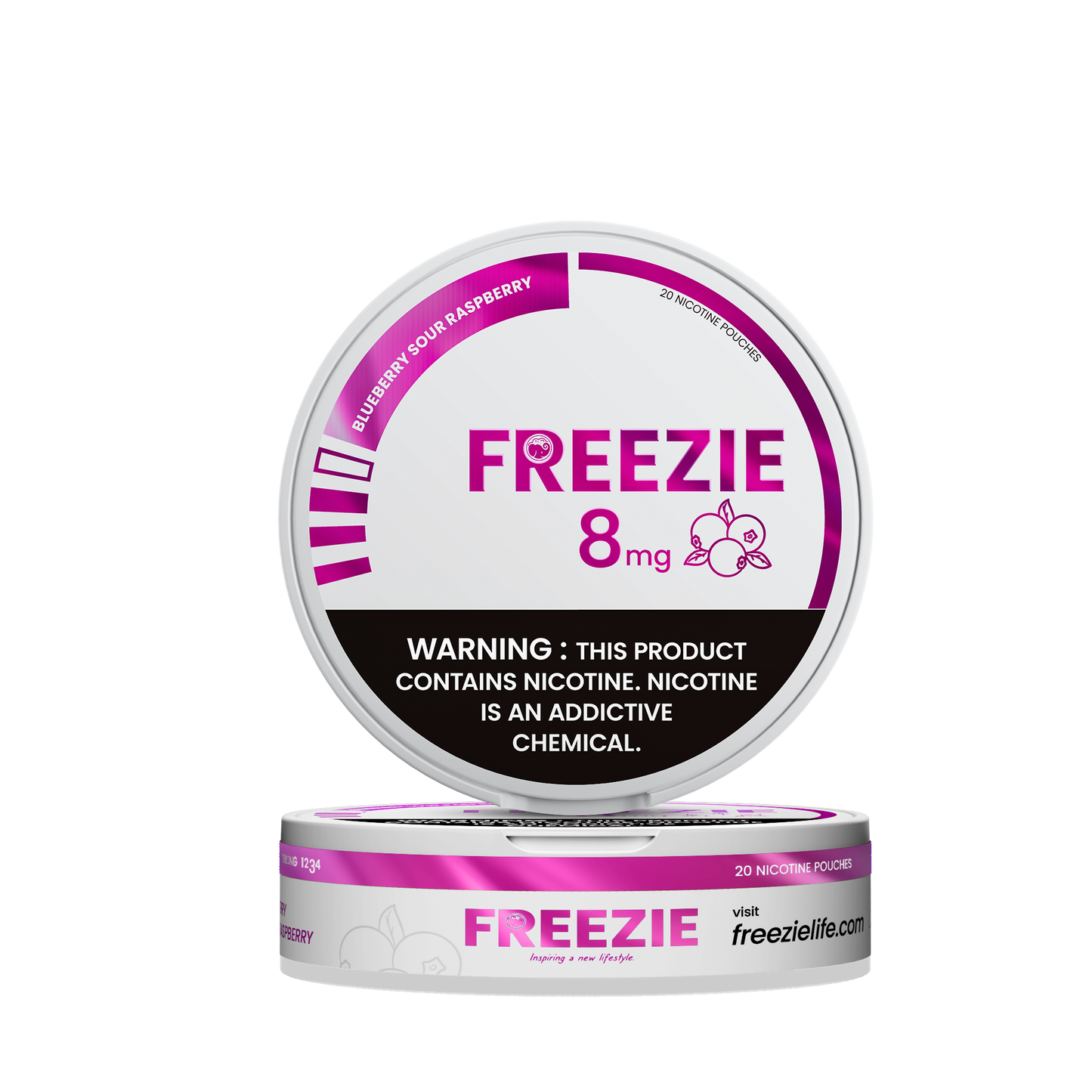 Blueberry sour raspberry｜8mg FREEZIE Life
