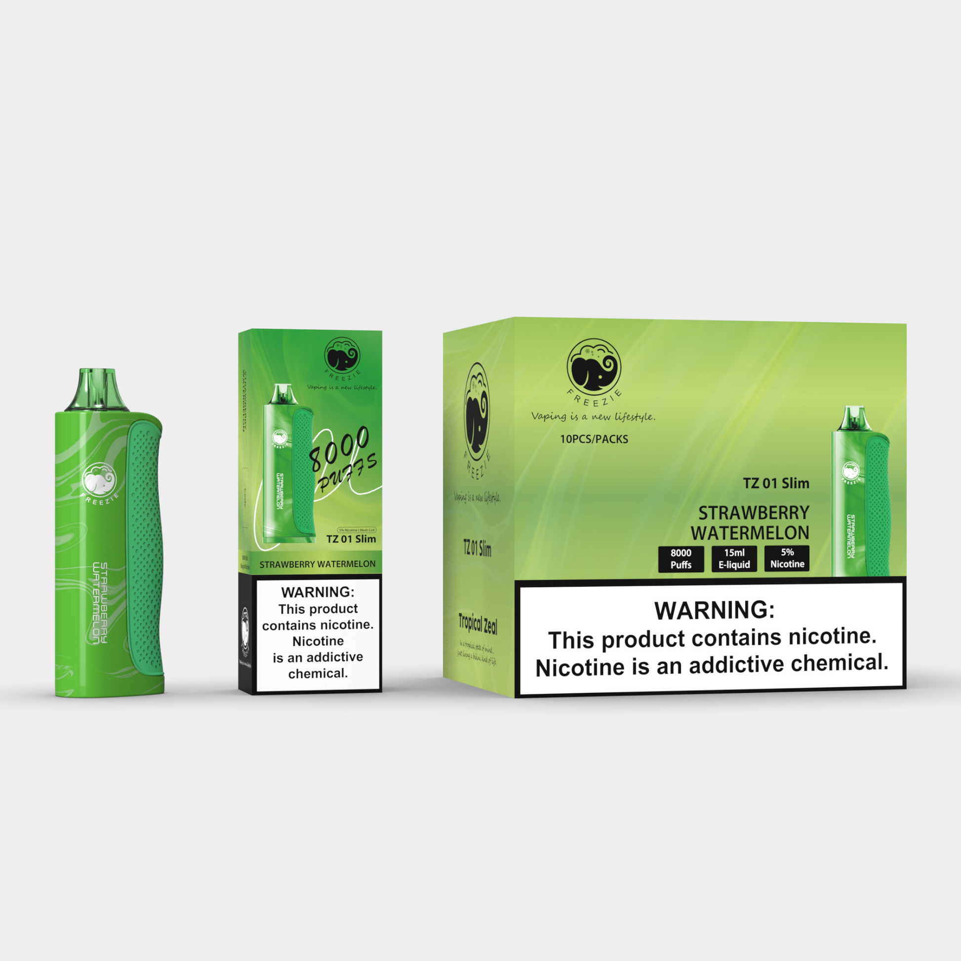 Strawberry Watermelon Disposable Vape | Best Vape Flavors FREEZIE Life Strawberry Watermelon Disposable Vape | Best Vape Flavors FREEZIE Life