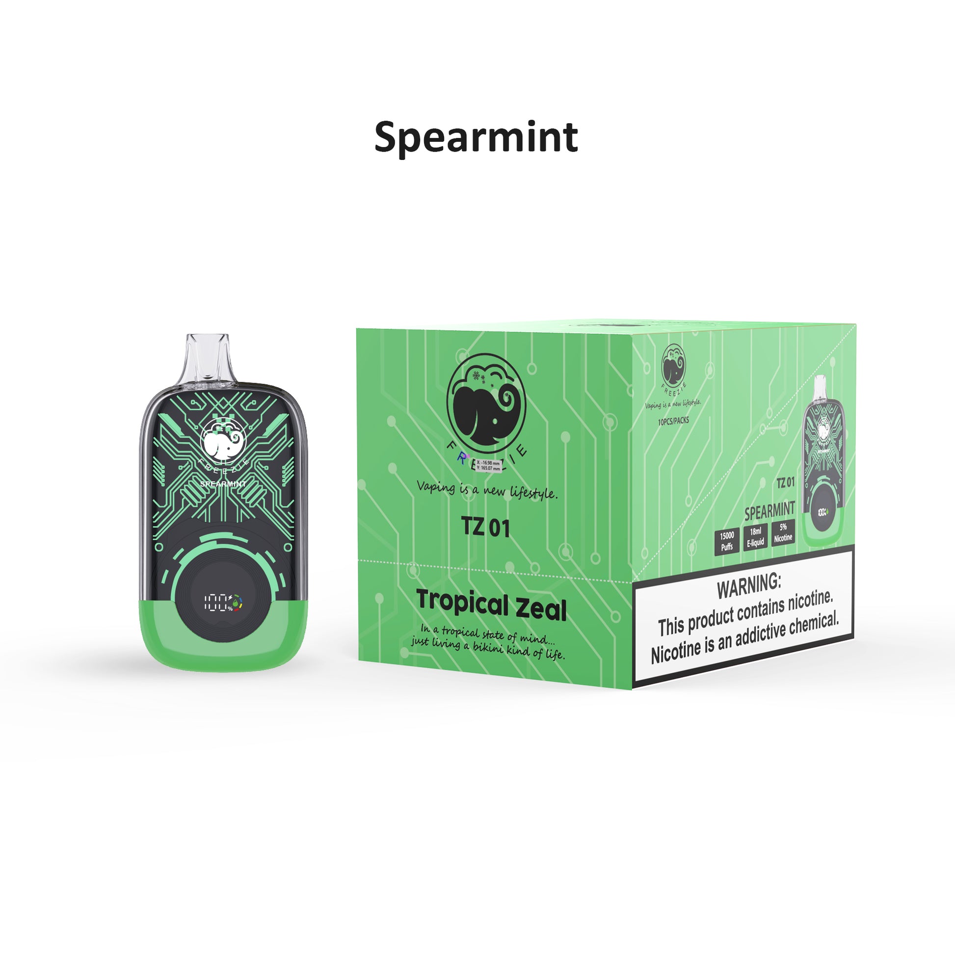 Buy Spearmint Disposable Vape 15000 Puffs of Cool Mint | Freezie Life FREEZIE Life Buy Spearmint Disposable Vape 15000 Puffs of Cool Mint | Freezie Life FREEZIE Life